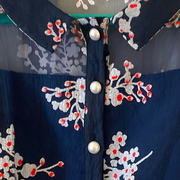 Floral Swing Style Dress by Sucrefas - Belted - Picture 4 of 11